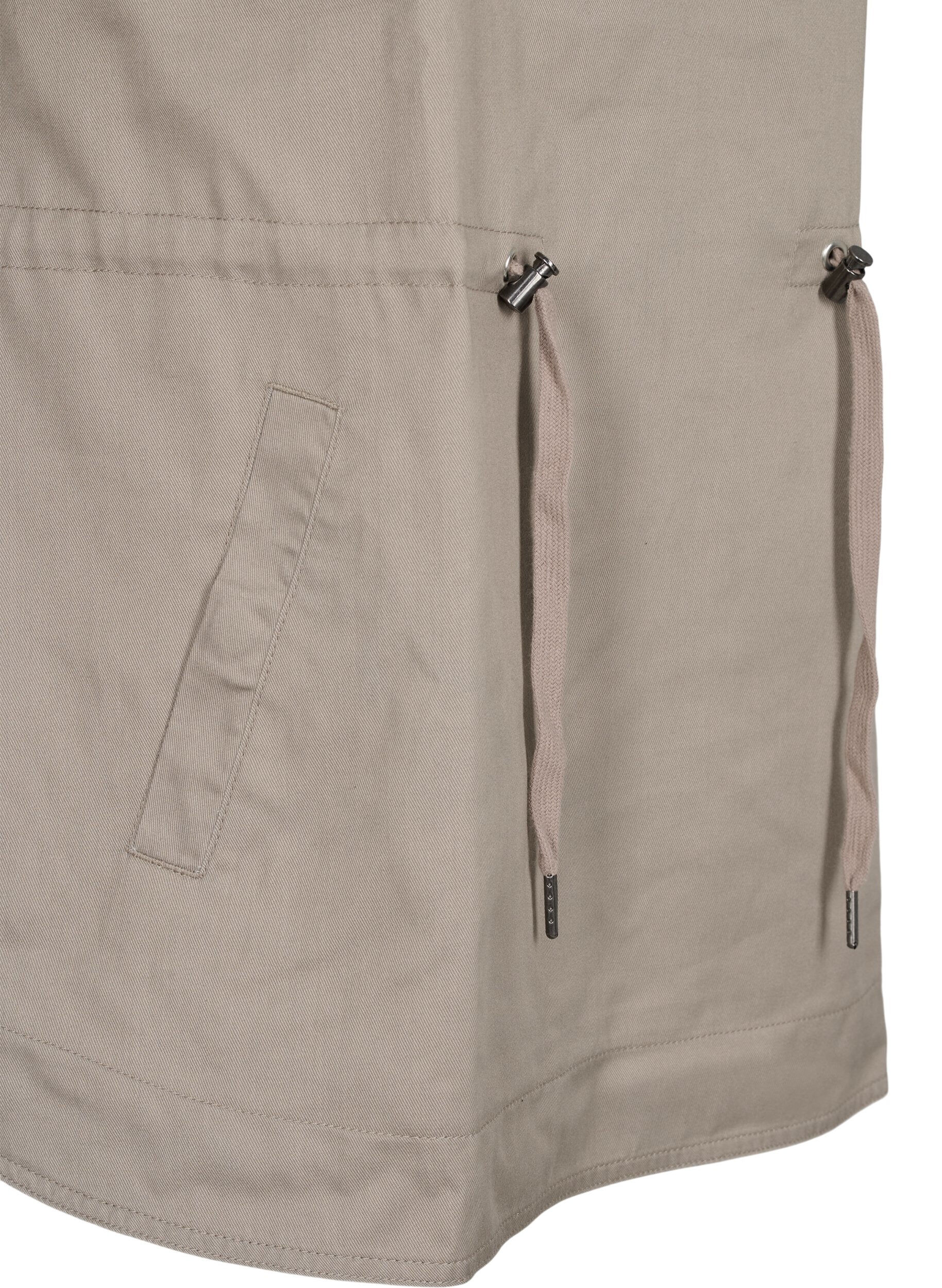 Zizzi Anorakki hupulla ja taskulla, Moon Rock, Packshot image number 3