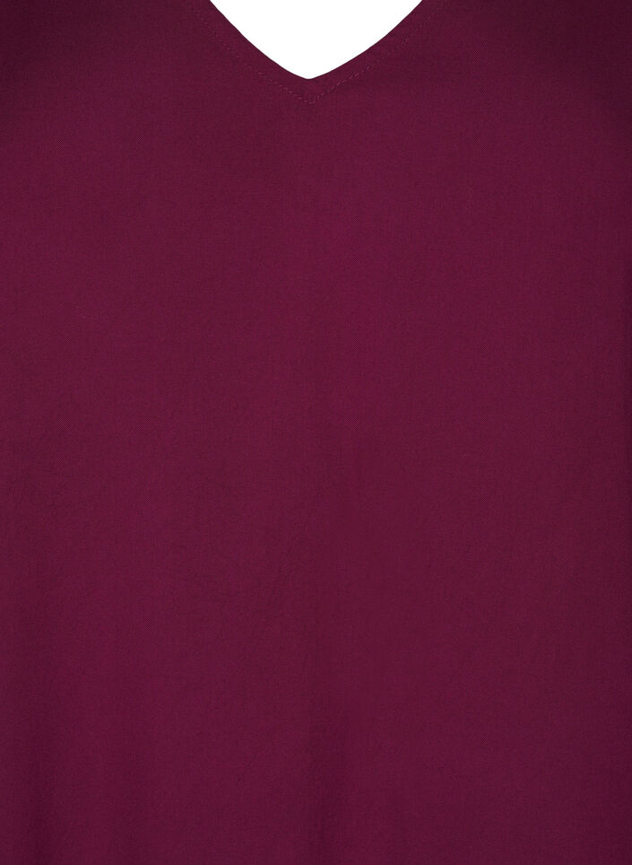 Rantamekko viskoosista olkayksityiskohdalla, Punainen, Packshot image number 2