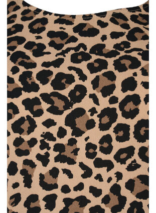 Kuosillinen mekko 3/4-hihoilla, Leopard, Packshot image number 2