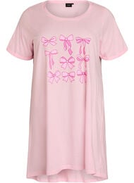 Lyhythihainen y&ouml;paita luomupuuvillaa, Vaaleanpunainen