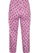Puuvillapjama -housut korkealla vy&ouml;t&auml;r&ouml;ll&auml;, Vaaleanpunainen, Packshot image number 1