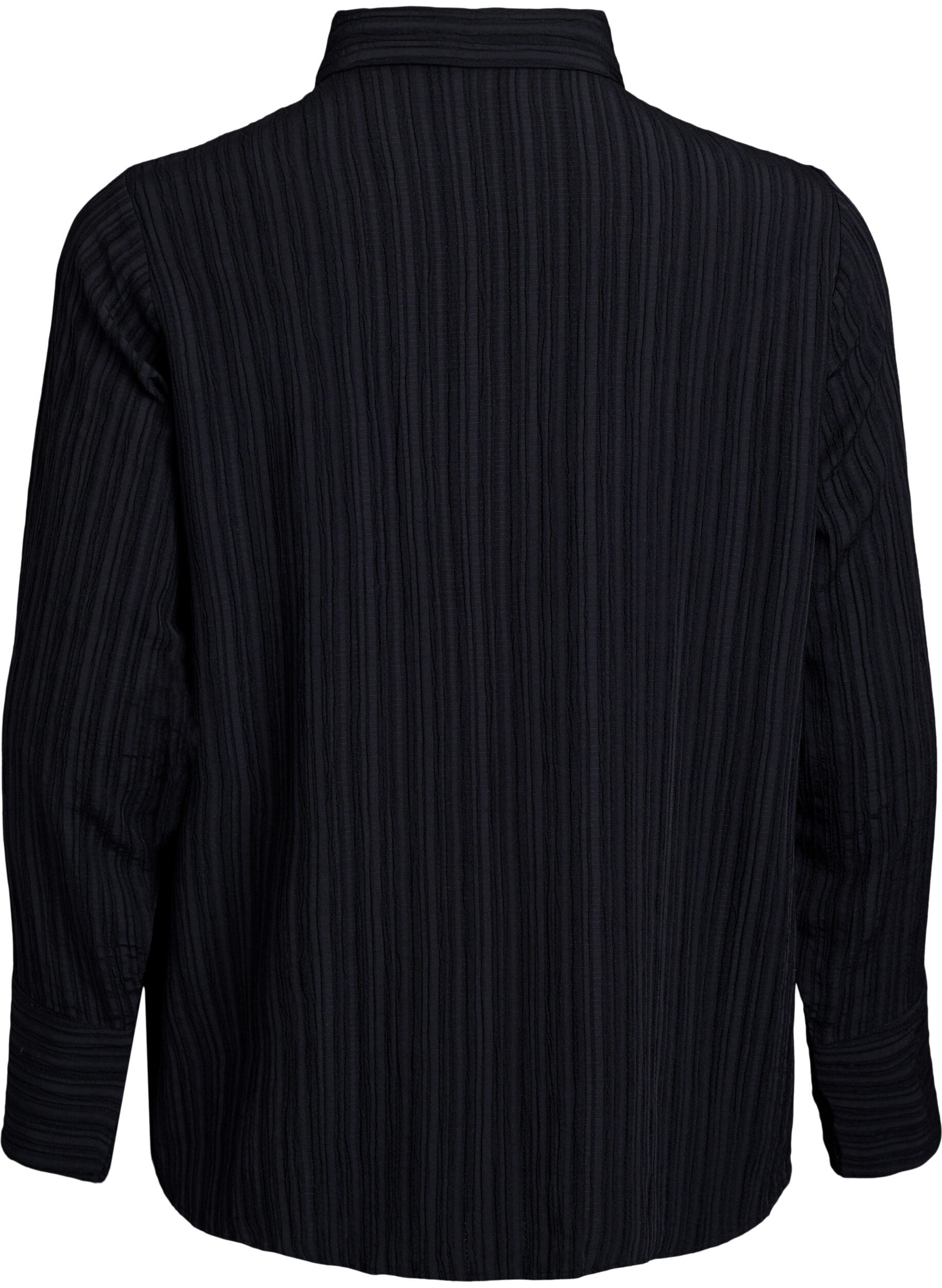 Zizzi FLASH - Paita tekstuurilla, Musta, Packshot image number 1