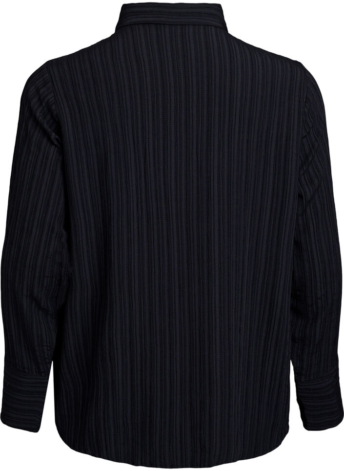 FLASH - Paita tekstuurilla, Musta, Packshot image number 1