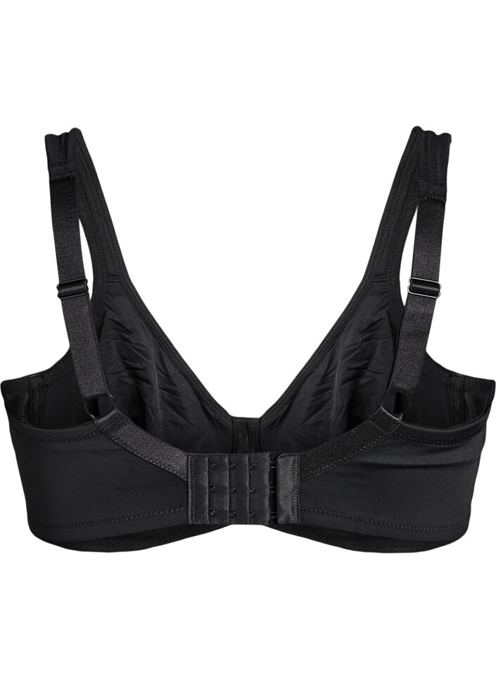 Mukavat rintaliivit, joissa on kaarituki ja muotoillut kupit, Musta, Packshot image number 1