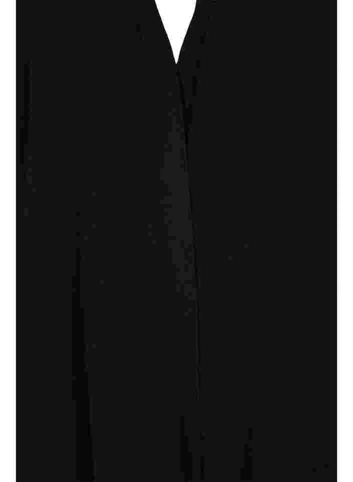 Neuletakki halkioilla ja resoreilla, Black, Packshot image number 2