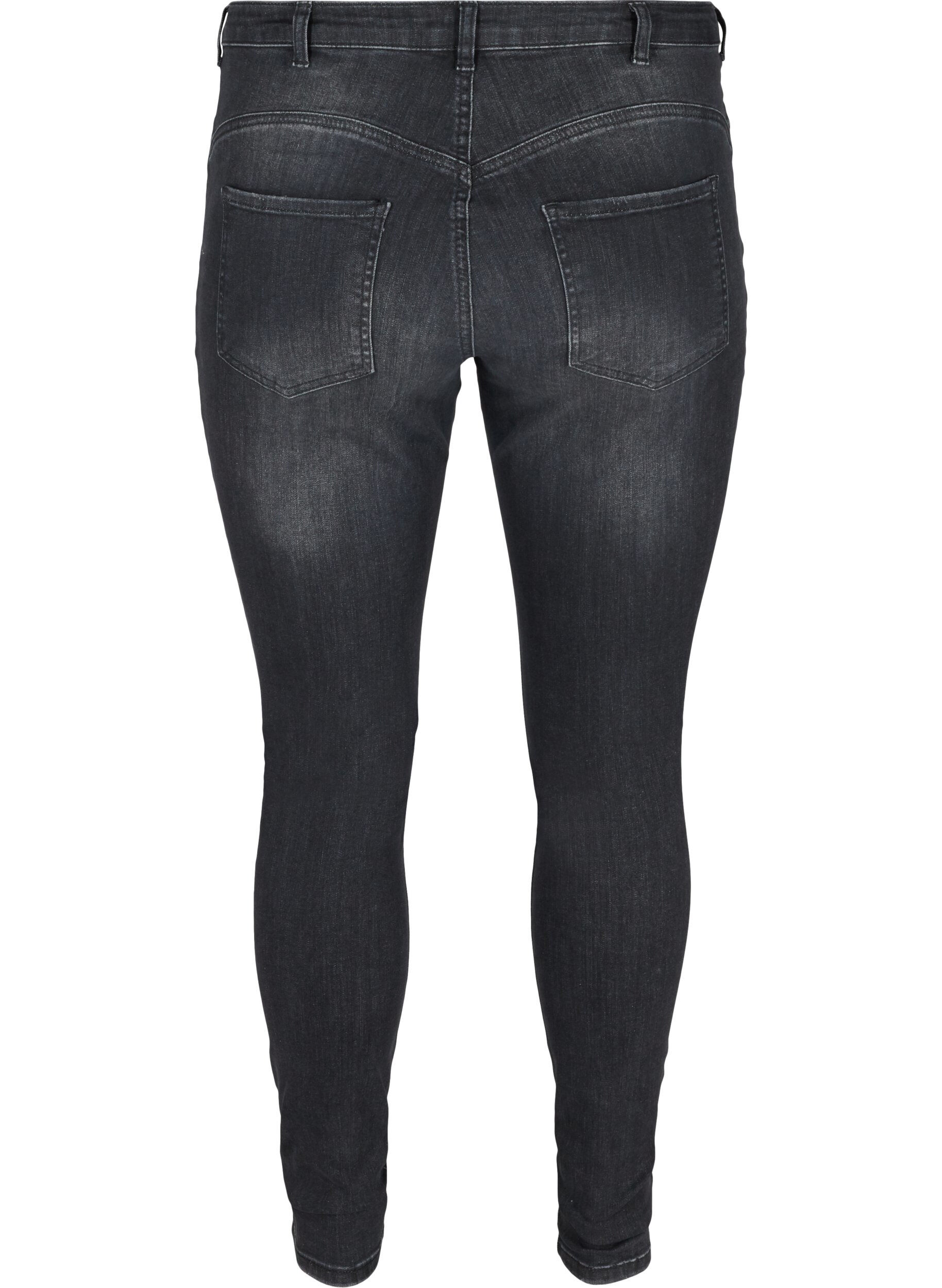 Zizzi Amy-farkut , Grey Denim, Packshot image number 1