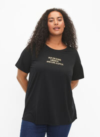 FLASH – kuviollinen t-paita, Black Lips, Model