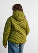 Kevyt takki hupulla, Vihre&auml;, Model image number 2