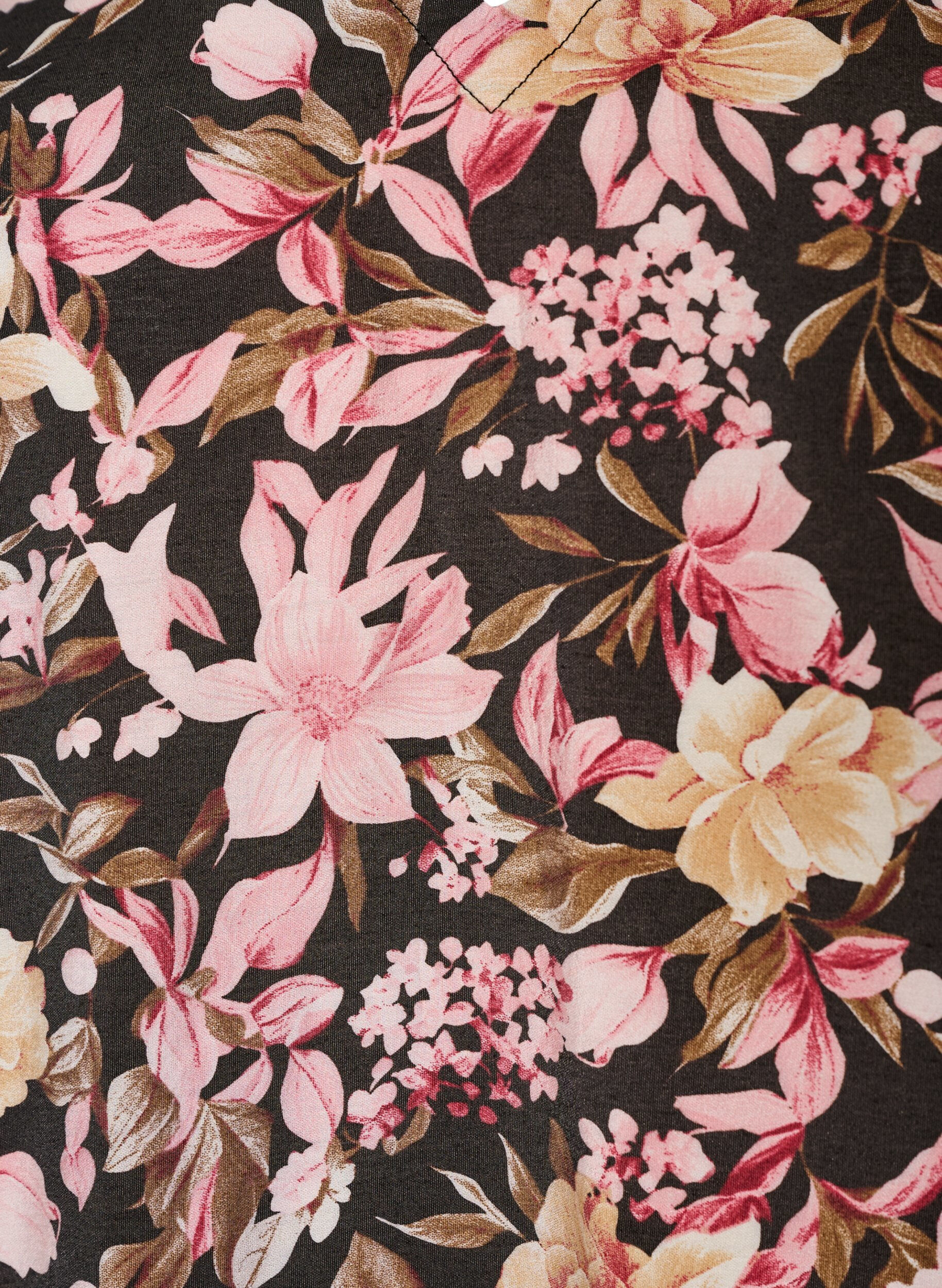 ZizziLyhyt A-linjainen mekko V-p&auml;&auml;ntiell&auml;, Vaaleanpunainen, Packshot image number 2
