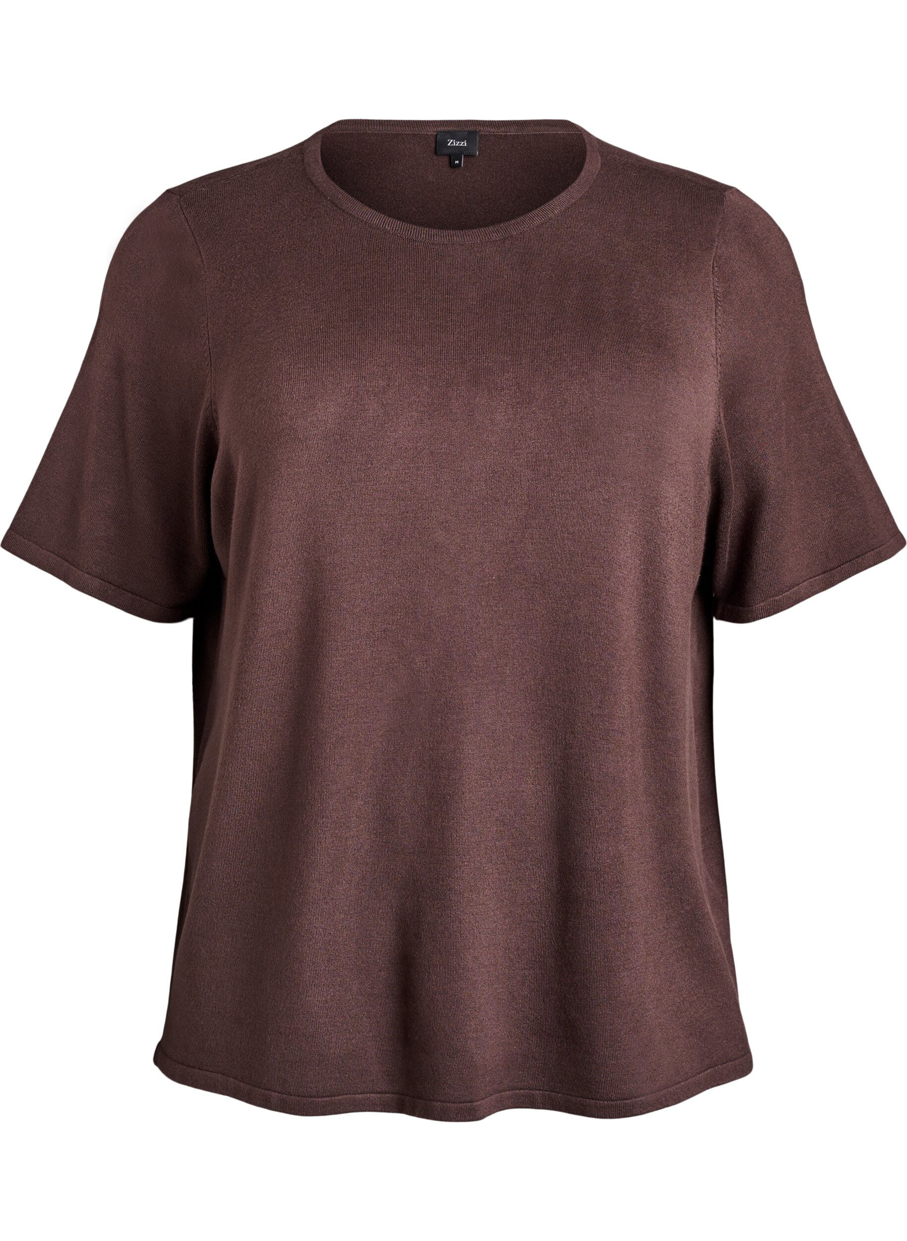 Lyhythihainen viskoosineulepusero