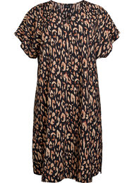 Viskoosimekko, jossa on V-p&auml;&auml;ntie, Musta