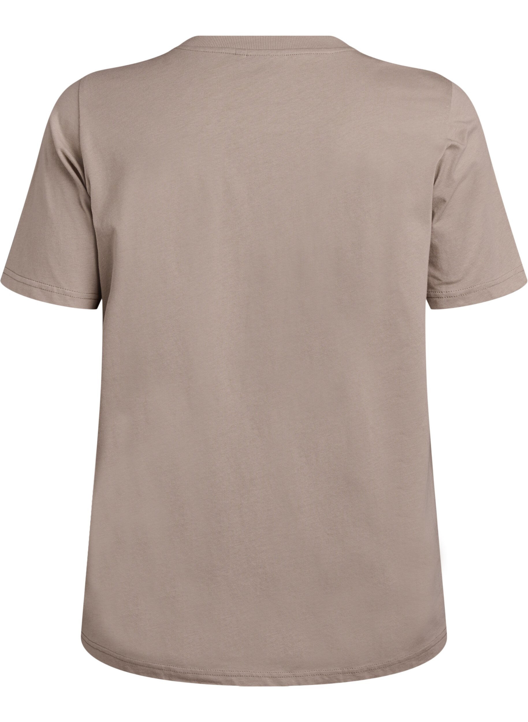 Zizzi Eagle Eye -T-paita, Beige, Packshot image number 1