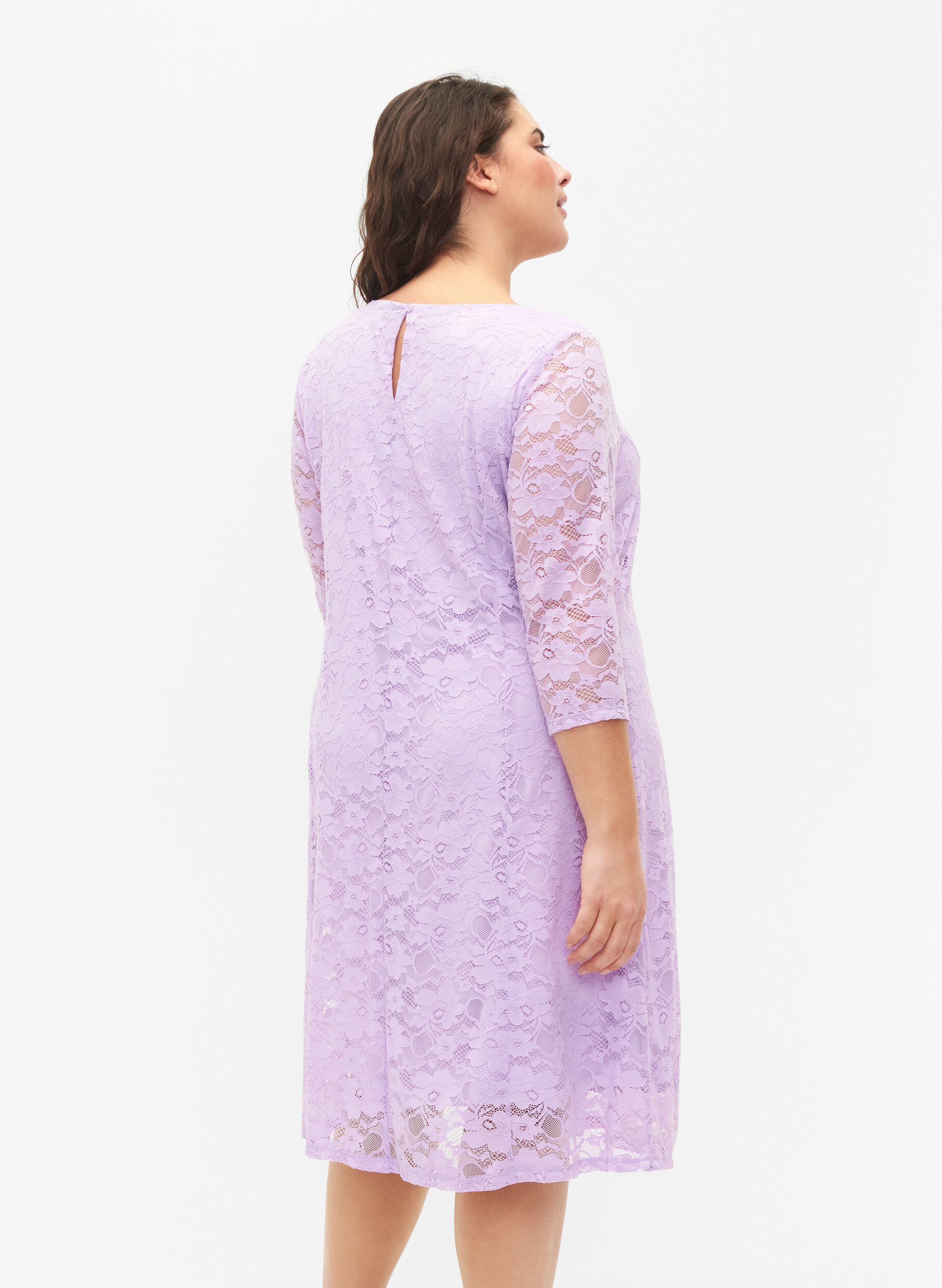 ZizziPitsimekko 3/4-hihoilla, Lavendula, Model image number 1