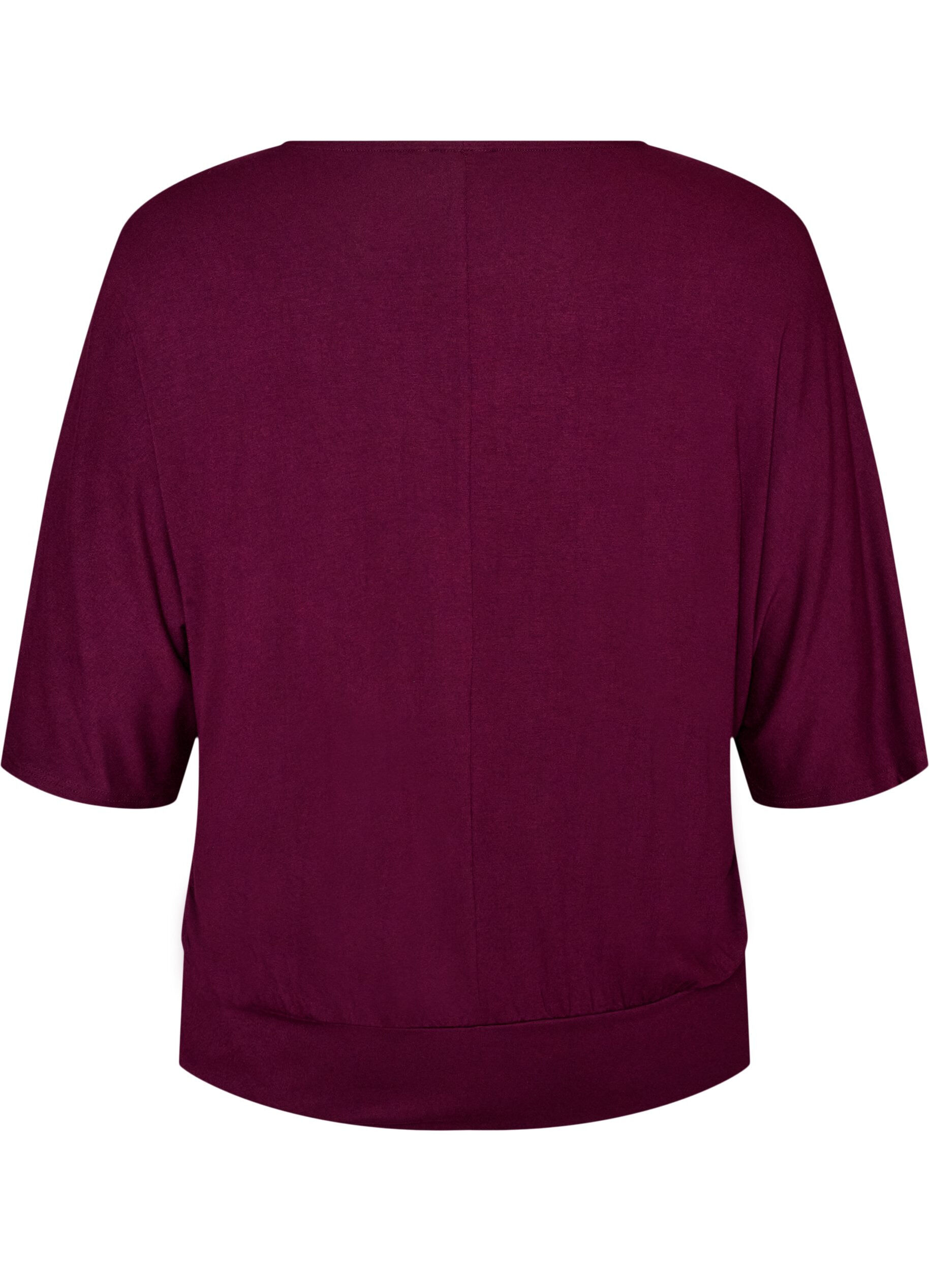 ZizziJerseypusero kyyn&auml;rpituisilla pallohihoilla, Violetti, Packshot image number 1
