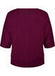 Jerseypusero kyyn&auml;rpituisilla pallohihoilla, Violetti, Packshot image number 1