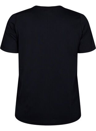 FLASH – kuviollinen t-paita, Black Silver Heart, Packshot image number 1