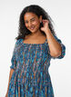 Kes&auml;mekko viskoosista paisley-kuosilla, Sininen, Model image number 2