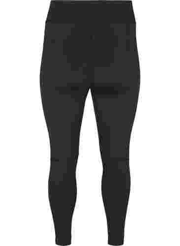 Kropatut treenitrikoot rypytyksellä, Black, Packshot image number 1