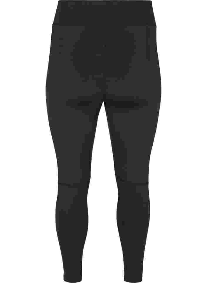 Kropatut treenitrikoot rypytyksellä, Black, Packshot image number 1