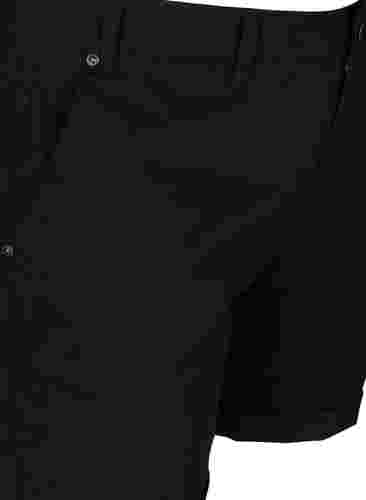 Puuvillashortsit taskuilla, Black, Packshot image number 2