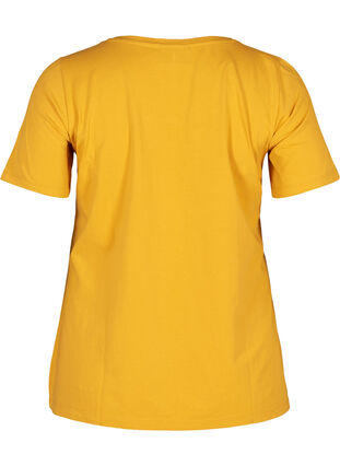 Basic t-paita, Mineral Yellow, Packshot image number 1