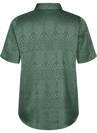 Pitkä paita tekstuurikuviolla, Duck Green, Packshot image number 1