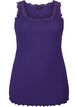 Toppi pitsireunalla, Violetti, Packshot image number 0