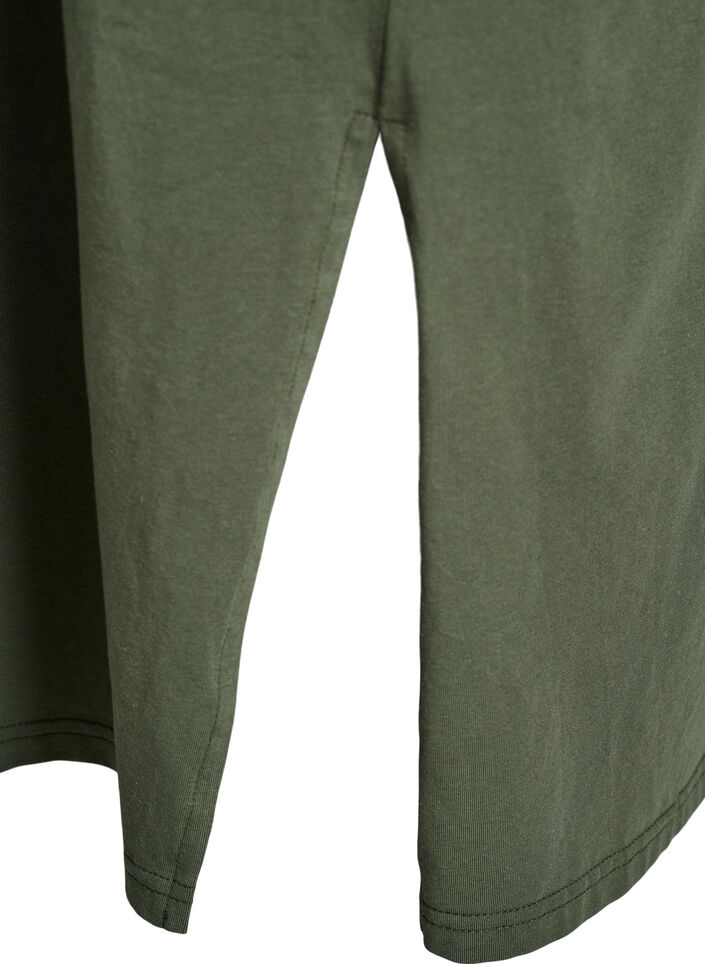 V-aukkoiset midi T-paitamekot, 2151, Packshot image number 3