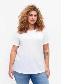 Perus t-paita puuvillasta, Bright White, Model