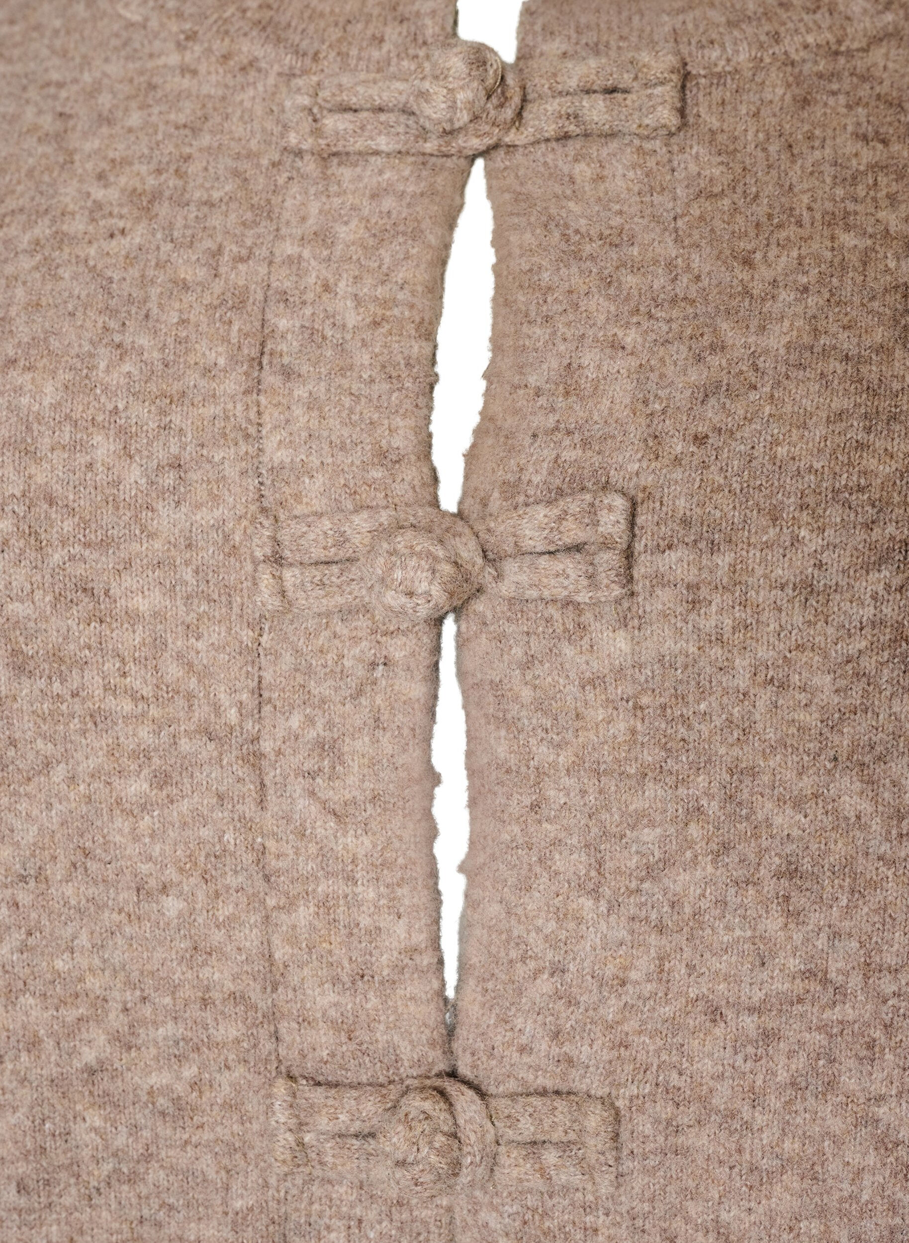 ZizziNeuletakki solmukiinnityksill&auml;, Beige, Packshot image number 2