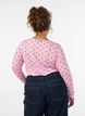 Mesh-pusero printill&auml;, Vaaleanpunainen, Model image number 2