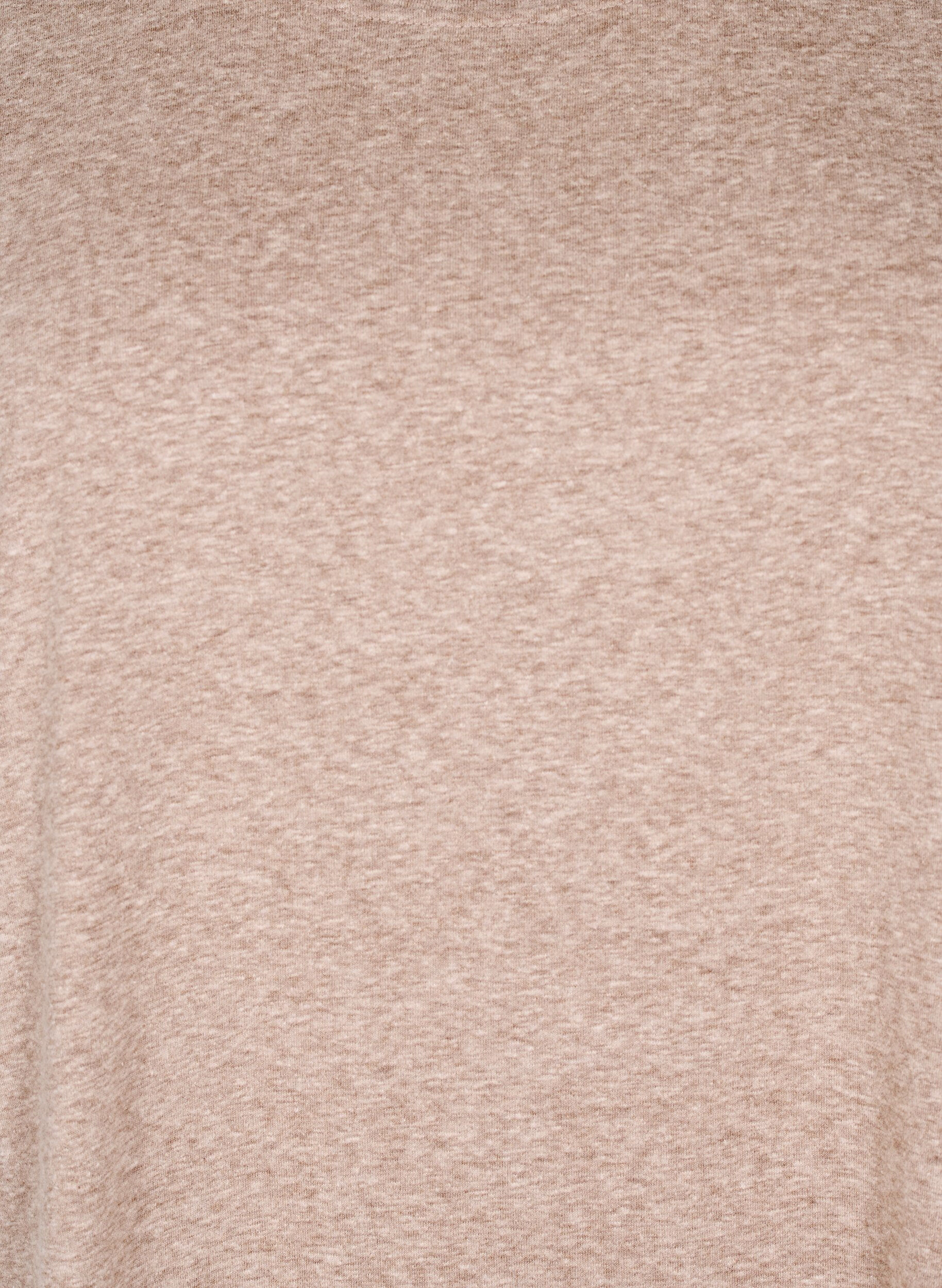 Zizzi Meleerattu T-paita lyhyill&auml; hihoilla, Ruskea, Packshot image number 2