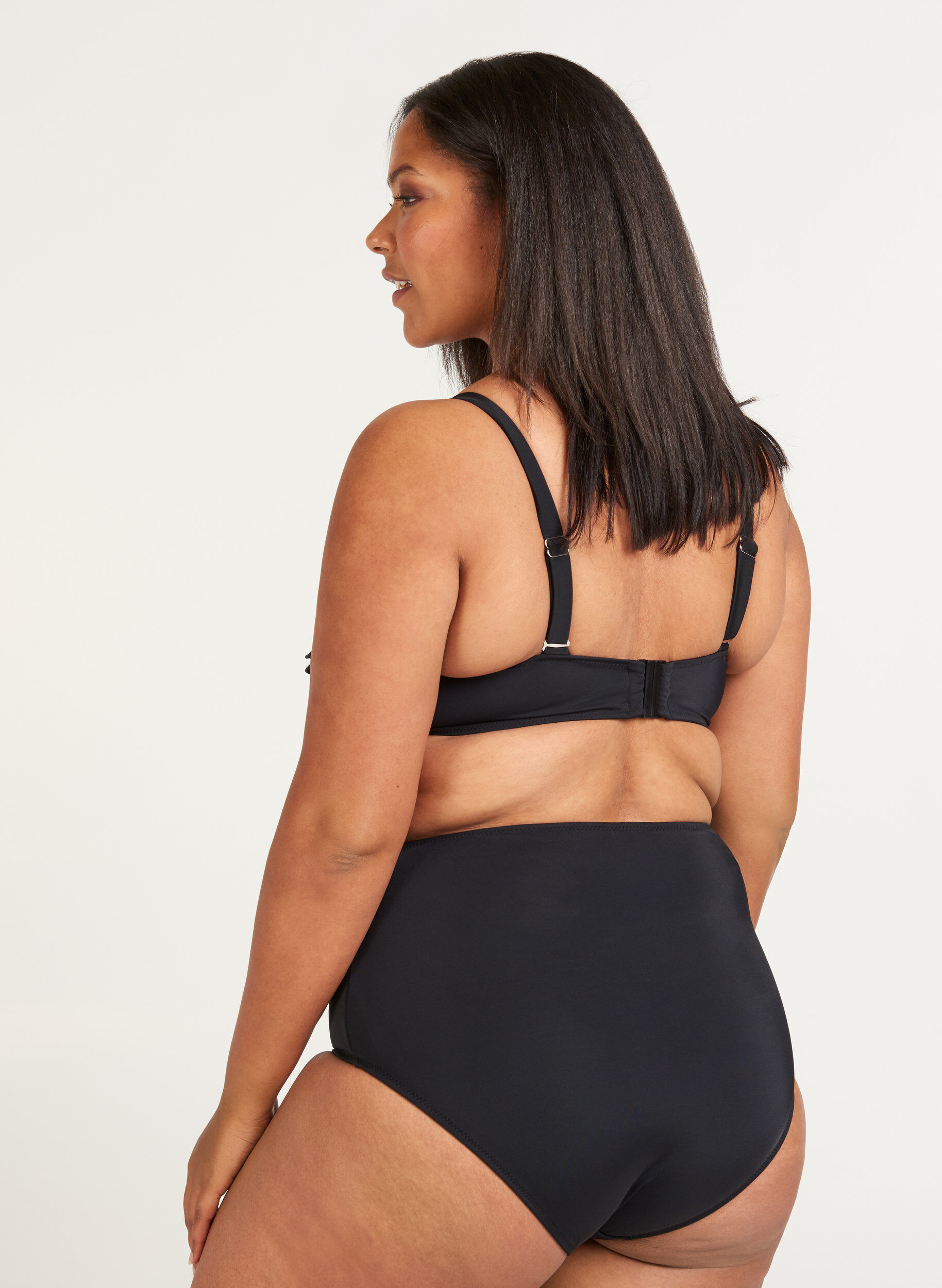 Zizzi Bikiniyl&auml;osa, Black, Model image number 1