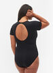 Lyhythihainen uimapuku, Black, Model image number 1
