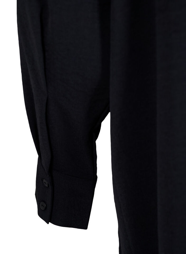 Lyhyt mekko, jossa on pitsinen yksityiskohta, Black, Packshot image number 3