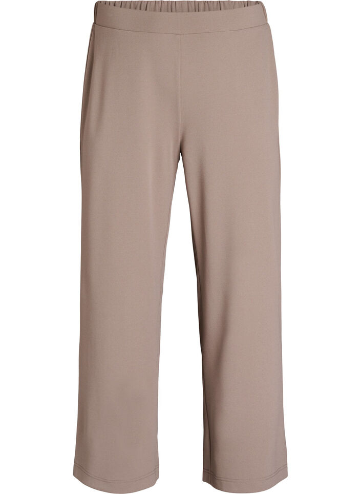 Leve&auml;lahkeiset housut, Beige, Packshot image number 0