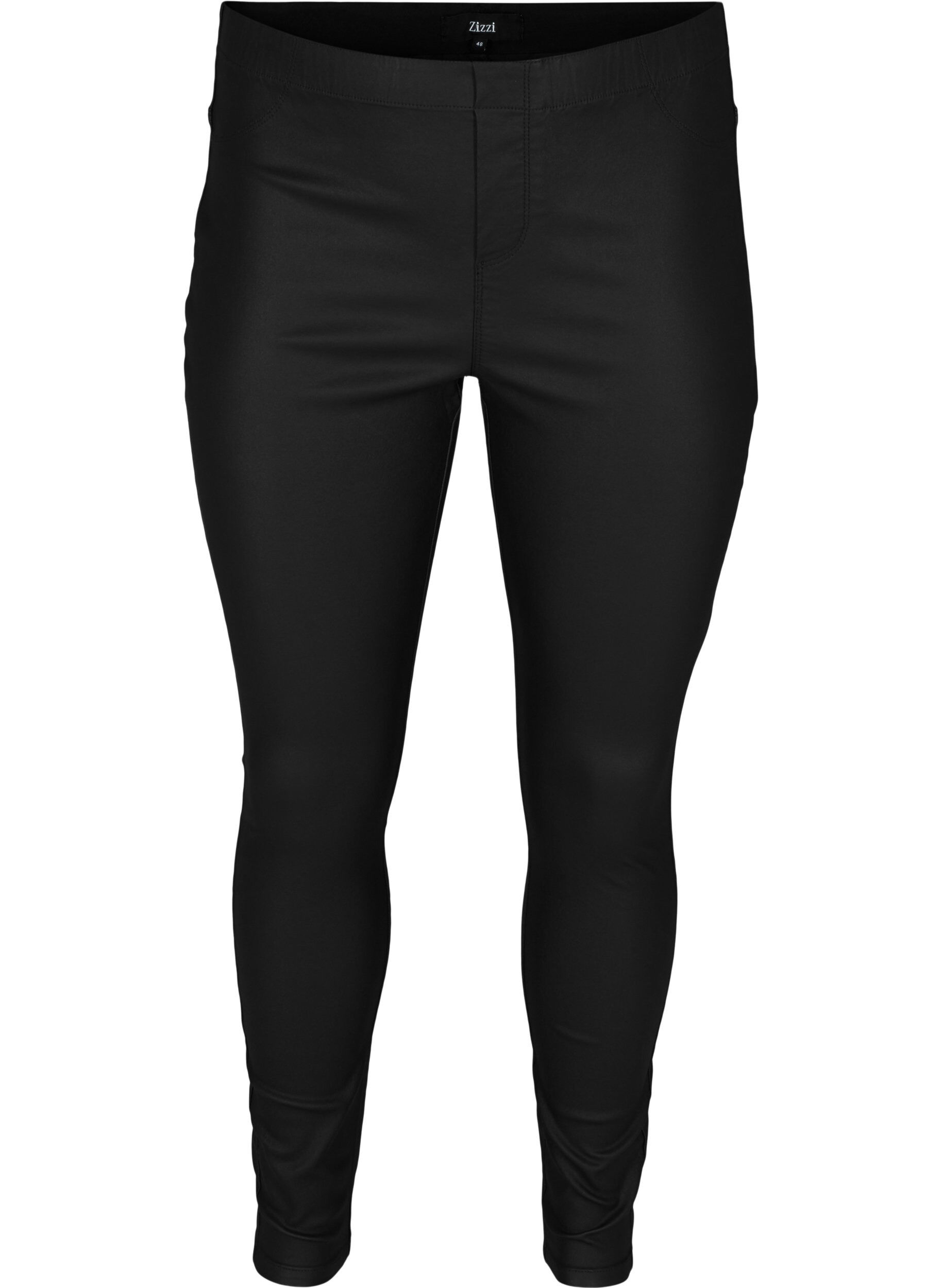 Zizzi Pinnoitetut leggingssit, Black, Packshot image number 0