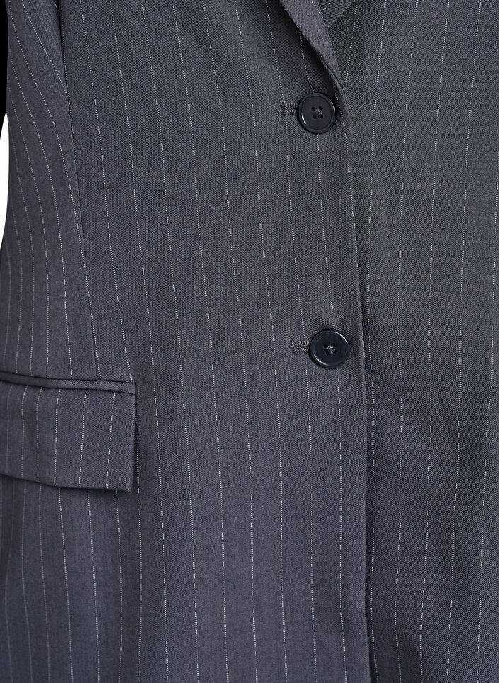 FLASH - Bleiseri taskuilla ja halkioilla, Harmaa, Packshot image number 2