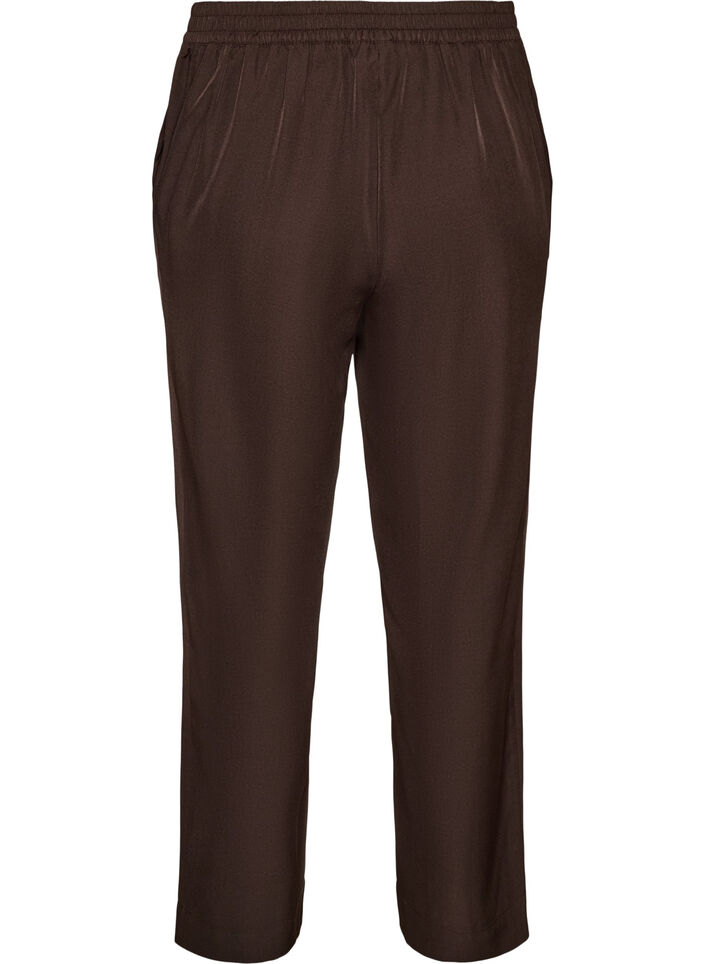Rennot housut taskuilla, Ruskea, Packshot image number 1
