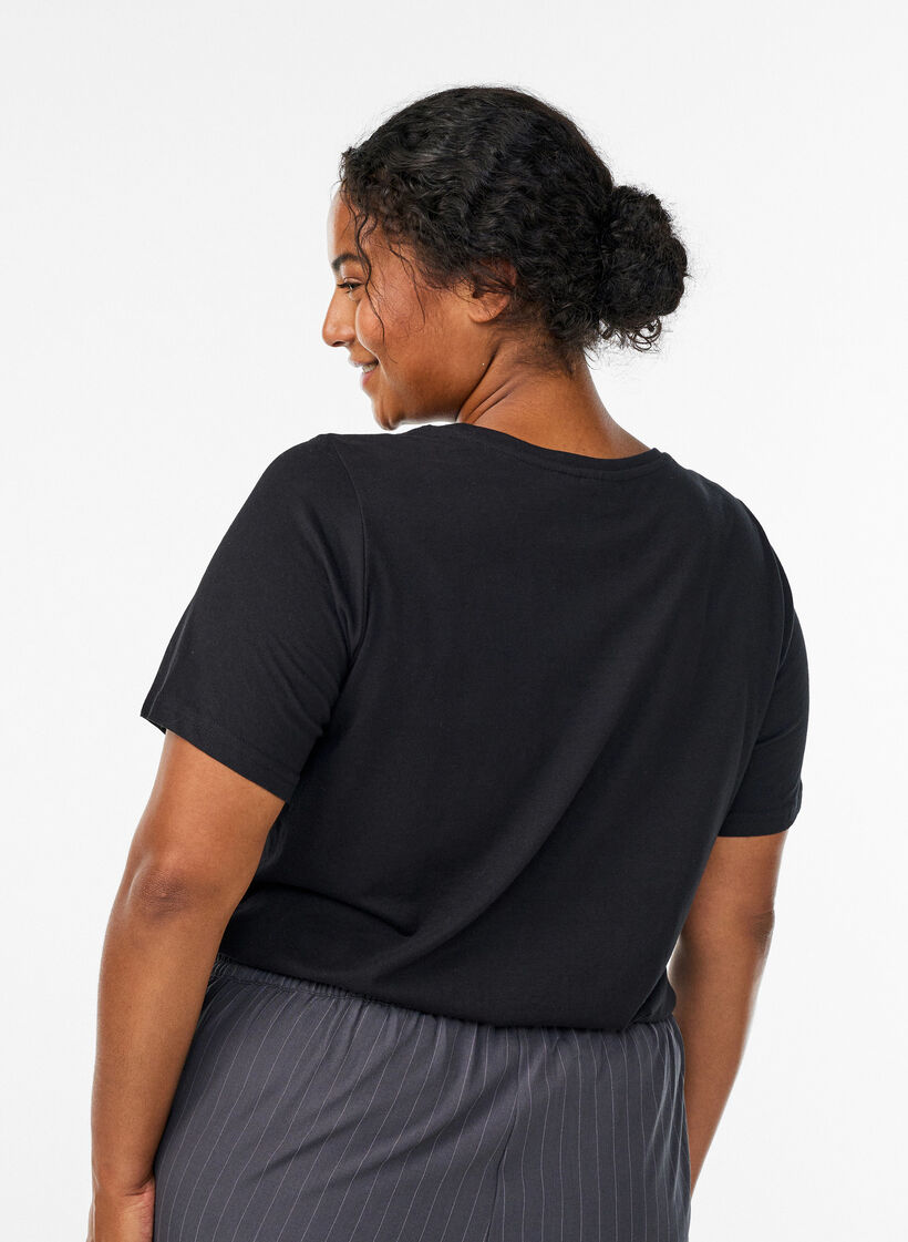 FLASH - T-paita printillä, Musta, Model image number 2