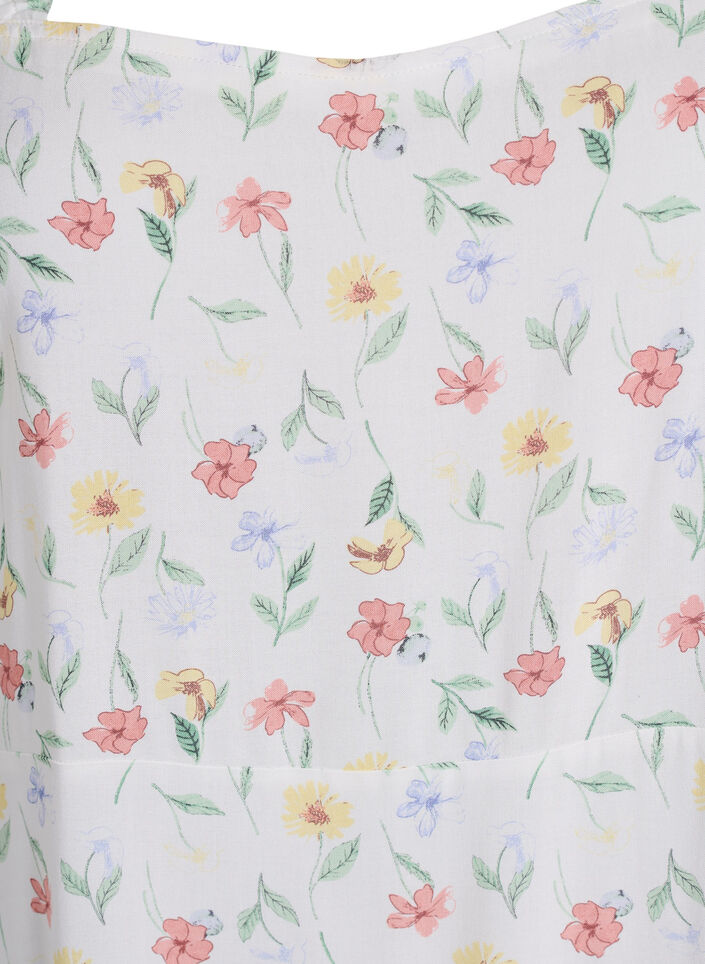 Kes&auml;mekko leveill&auml; olkaimilla, Valkoinen, Packshot image number 2