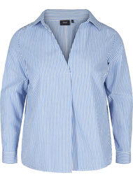 Raidallinen paita ekologisesta puuvillasta, Dazzling Blue Stripe