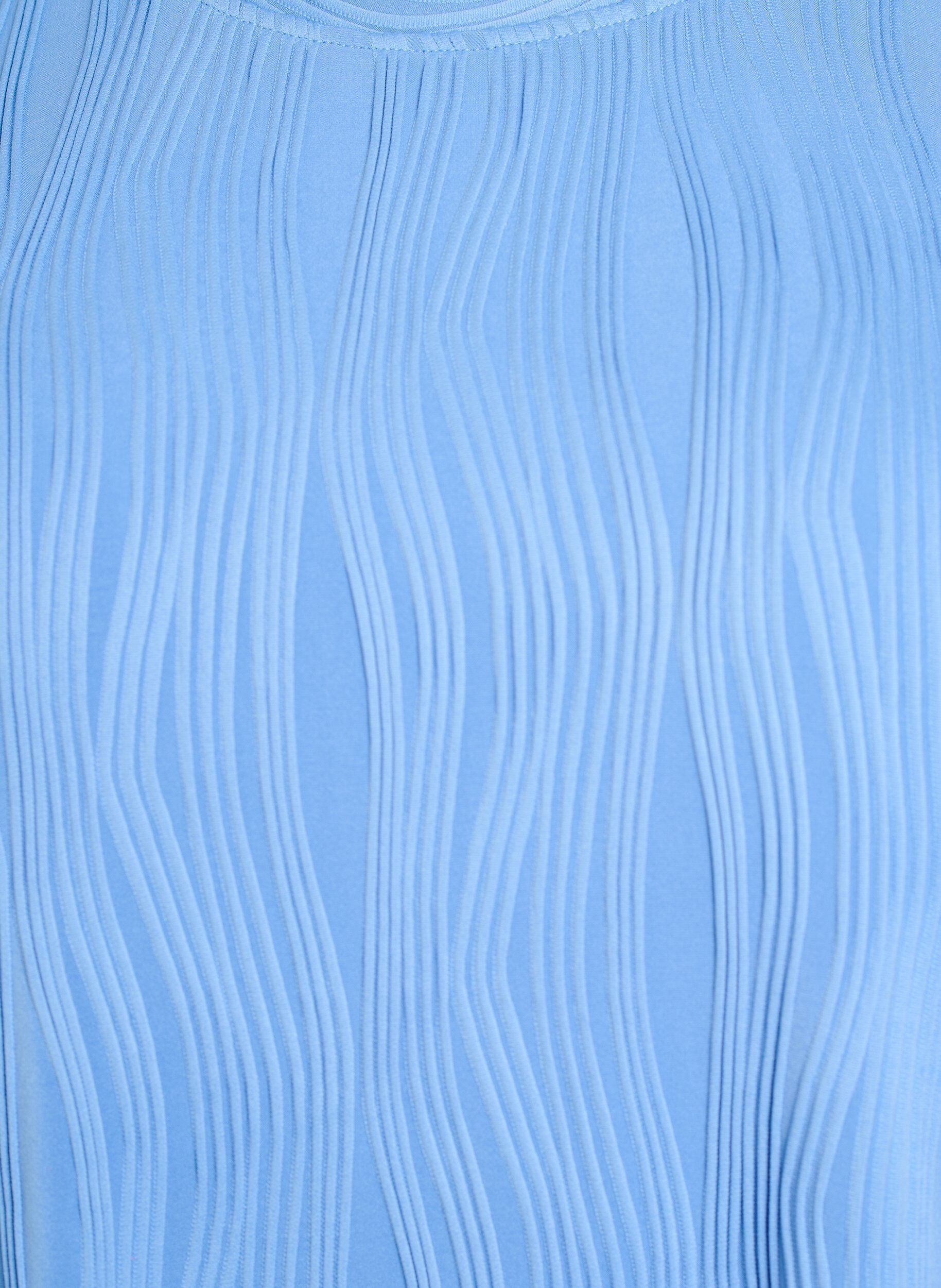 Zizzi Pusero, jossa on lyhyet hihat ja aaltokuvio, Sininen, Packshot image number 2