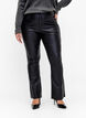 Pinnoitetut Ellen bootcut -farkut, Black, Model image number 2