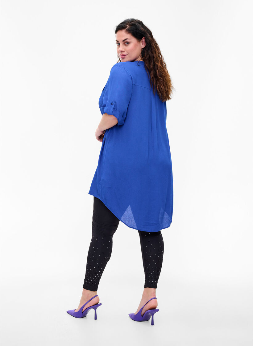 Viskoosileggingsit somisteilla, Black, Model image number 1