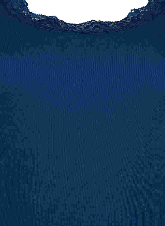 Toppi pitsireunalla, Insignia Blue, Packshot image number 2