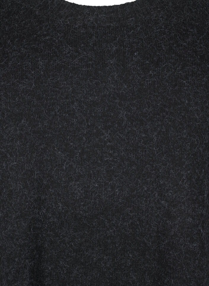 Neulepusero helmiyksityiskohdilla, Dark Grey Melange, Packshot image number 2