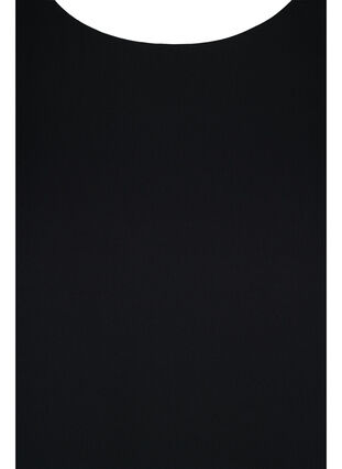 Pusero 3/4-hihoilla ja epäsymmetrisellä helmalla , Black, Packshot image number 2