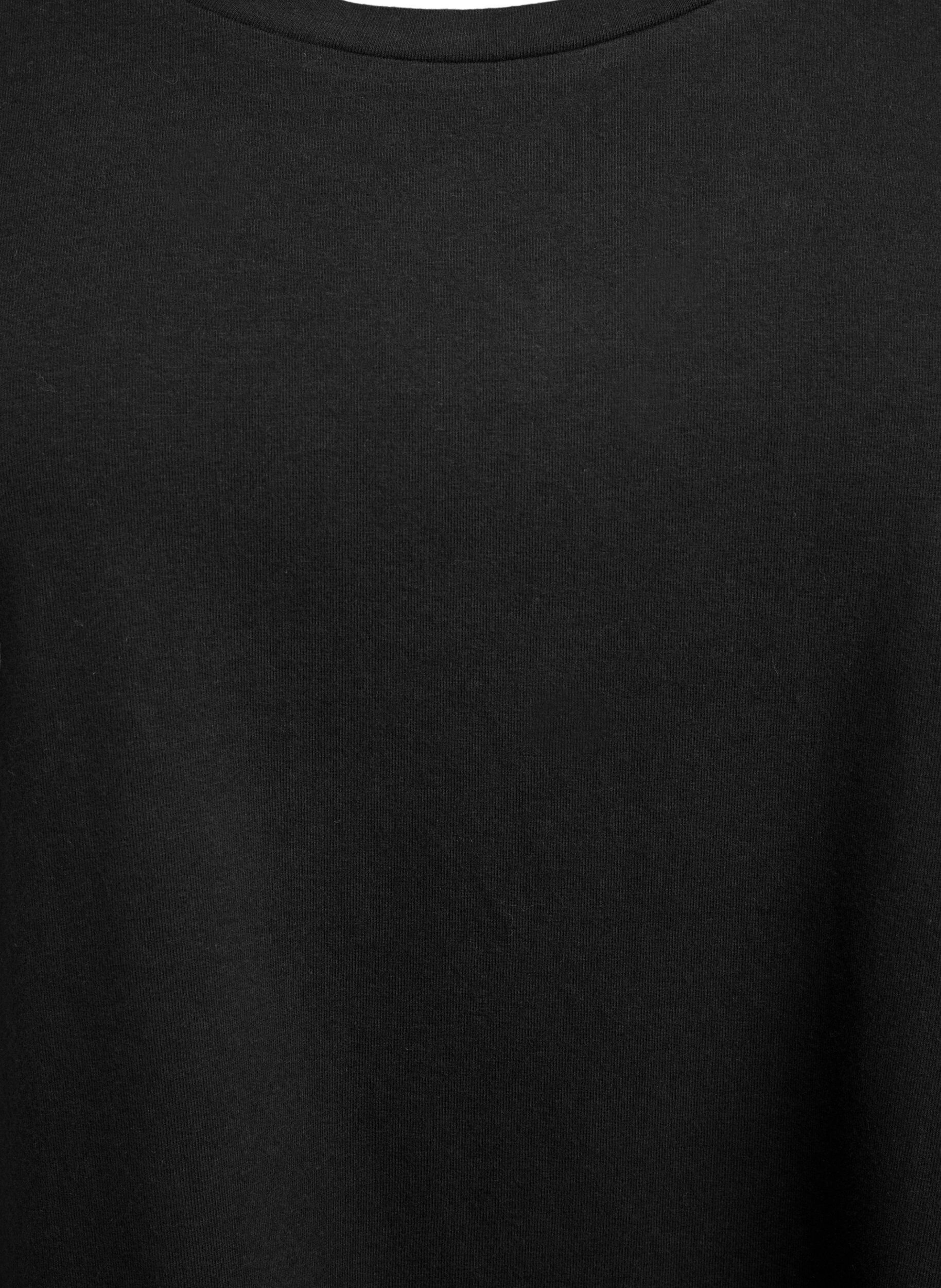 ZizziPerus jersey-paita, jossa pitk&auml;t hihat, Musta, Packshot image number 2