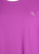 Yksiv&auml;rinen treeni-T-paita, Violetti, Packshot image number 2